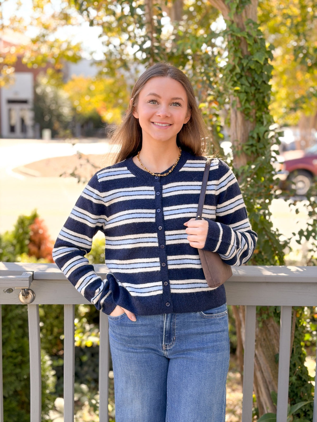Rose & Lee Co Medina Stripe Cardigan, Eclipse by Z Supply Cardigan