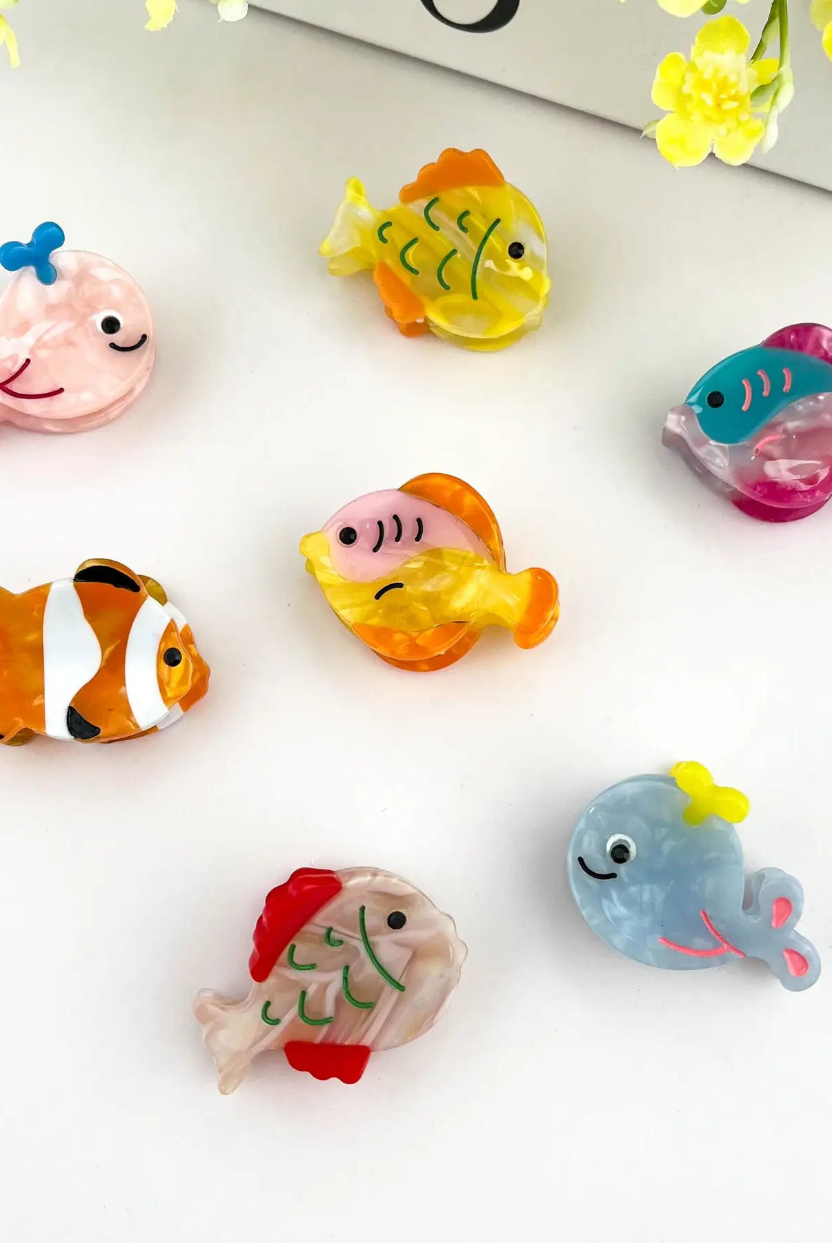 Rose & Lee Co Mini Fish Claw Clip, Assorted Accessories