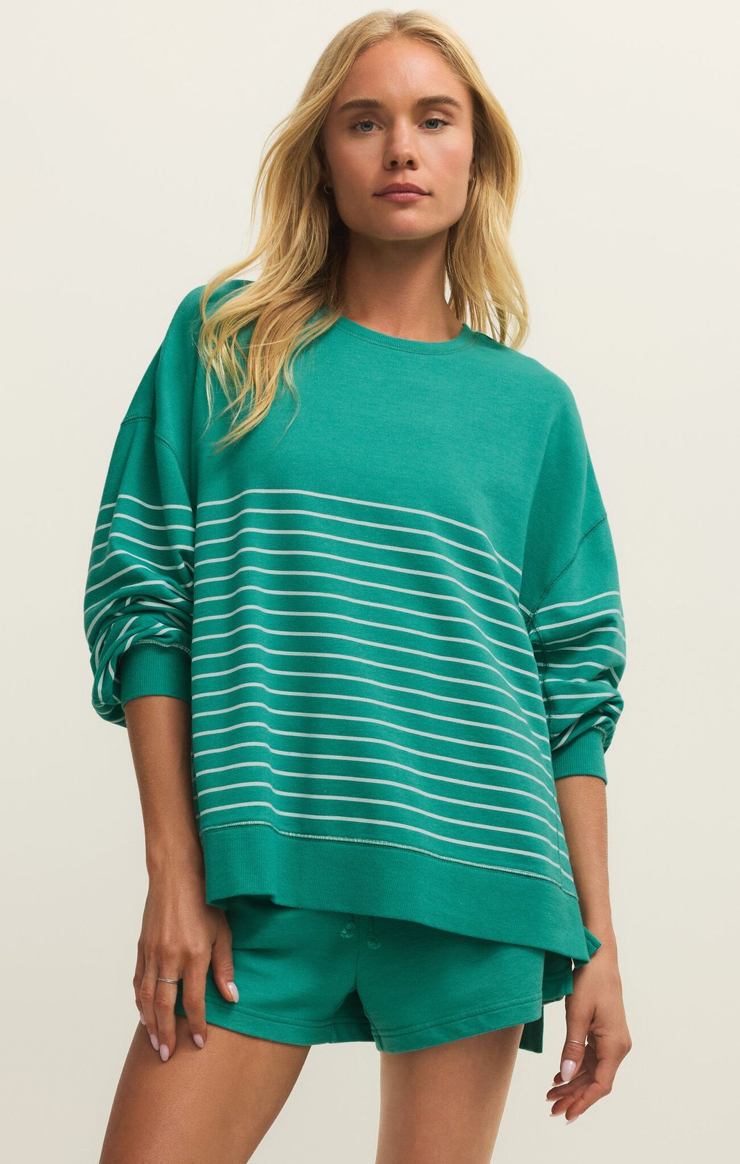 Rose & Lee Co Modern Weekender, La Palma Stripe by Z Supply Sweatshirt & Hoodies