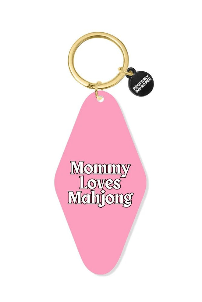Rose & Lee Co Keychain, Mommy Loves Mahjong Home & Gifts