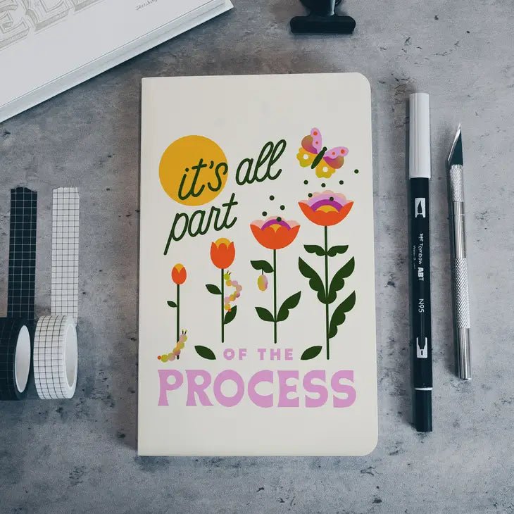 Rose & Lee Co Part of the Process Classic Layflat Notebook Stationery