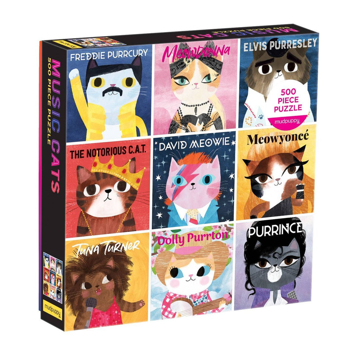 Rose & Lee Co 500 Piece Puzzle, Music Cats Home & Gifts