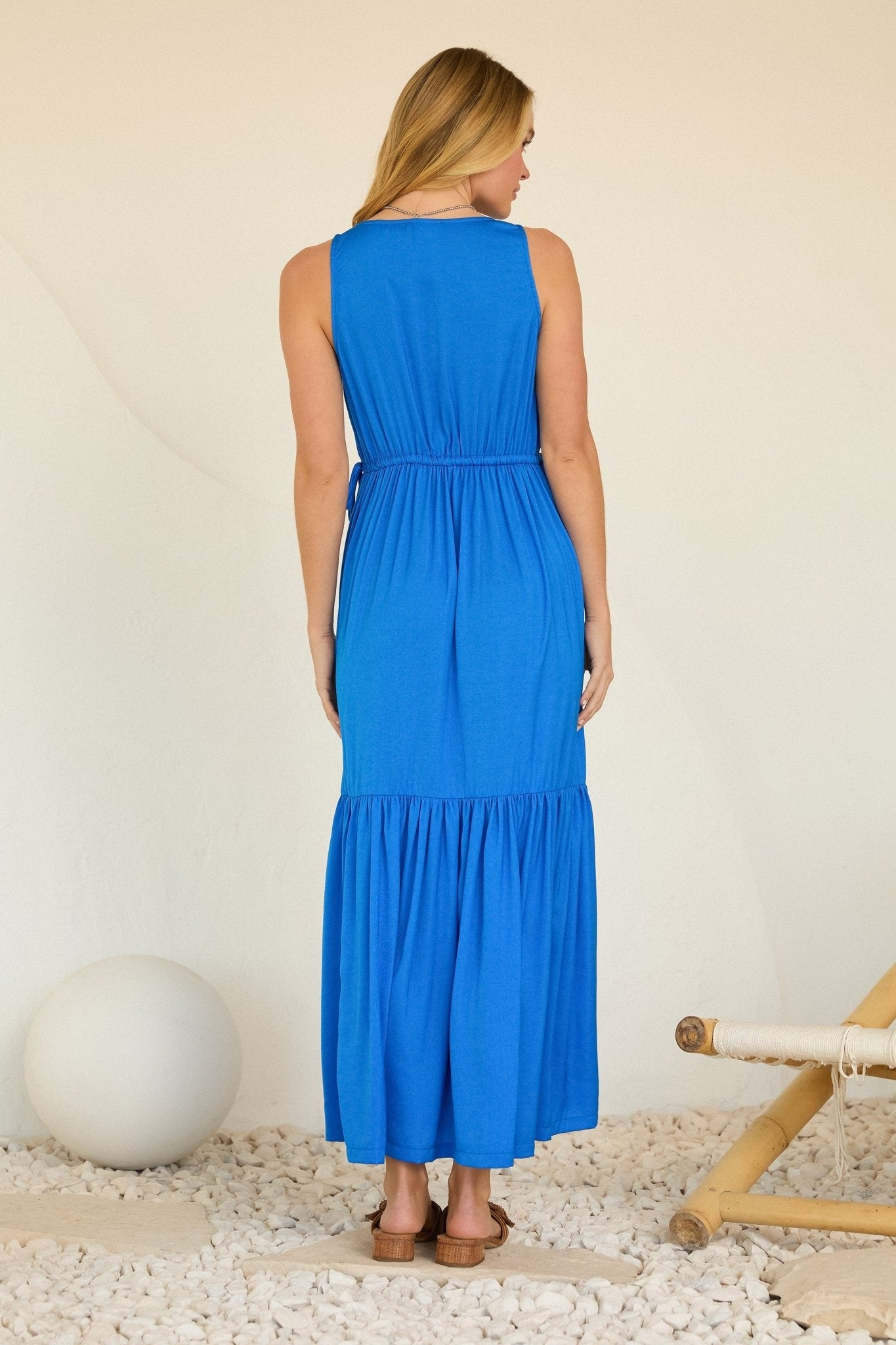 Rose & Lee Co Natalie Dress, Blue Work Dress