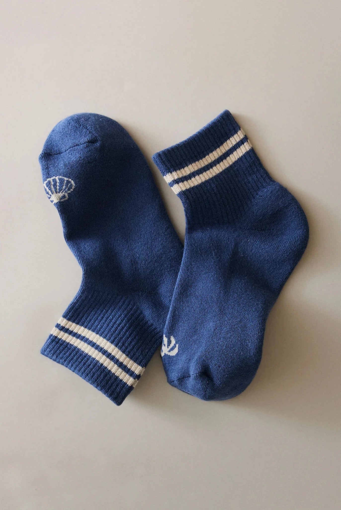 Rose & Lee Co Quarter Crew Socks, Navy by Marine Layer Accessories