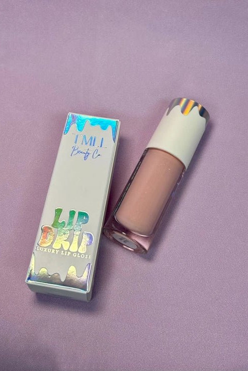 Rose & Lee Co Lip Drip Luxury Gloss, Strawberry Milkshake Bath & Body