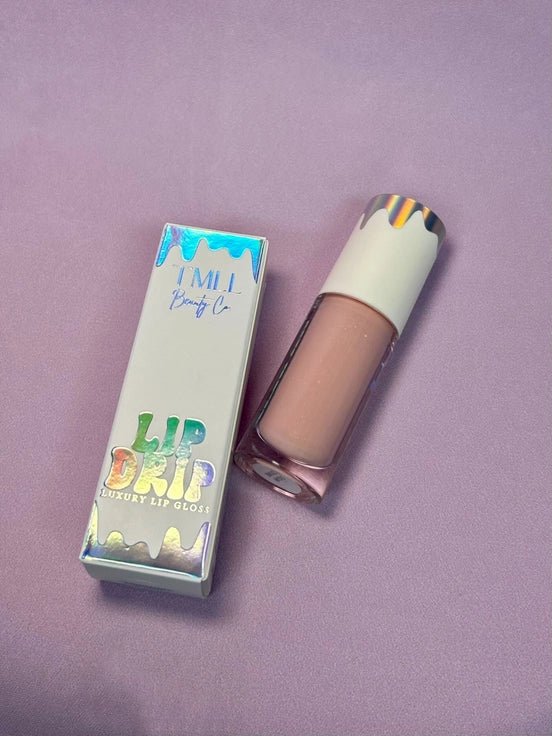 Rose & Lee Co Lip Drip Luxury Gloss, Strawberry Milkshake Bath & Body