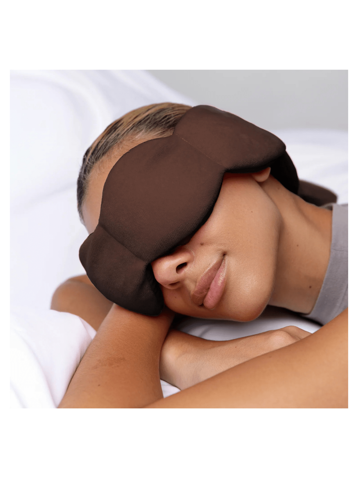 Rose & Lee Co Weighted Sleep Mask, Espresso Home & Gifts