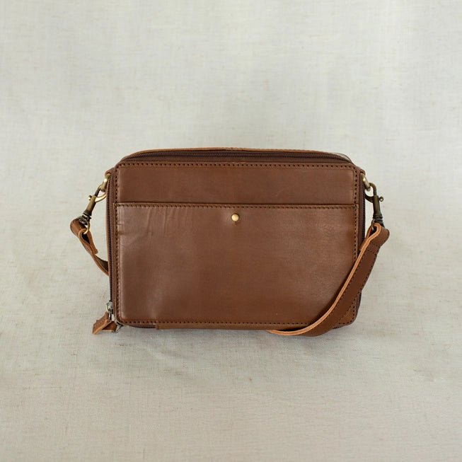 Rose & Lee Co Nomad Crossbody, Chestnut Bags