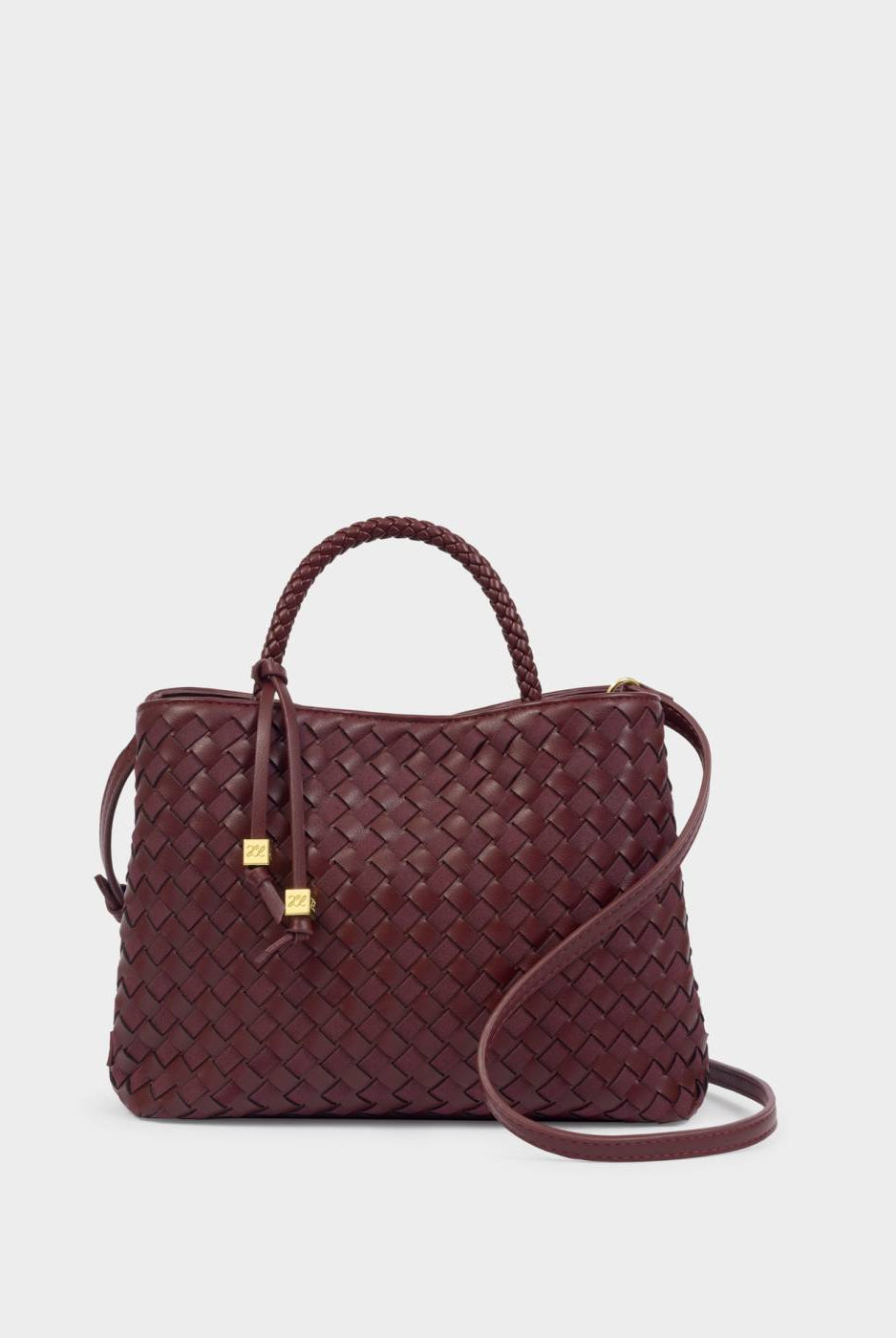 Rose & Lee Co Nova Woven Top Handle Bag, Cherry Mixed Bags
