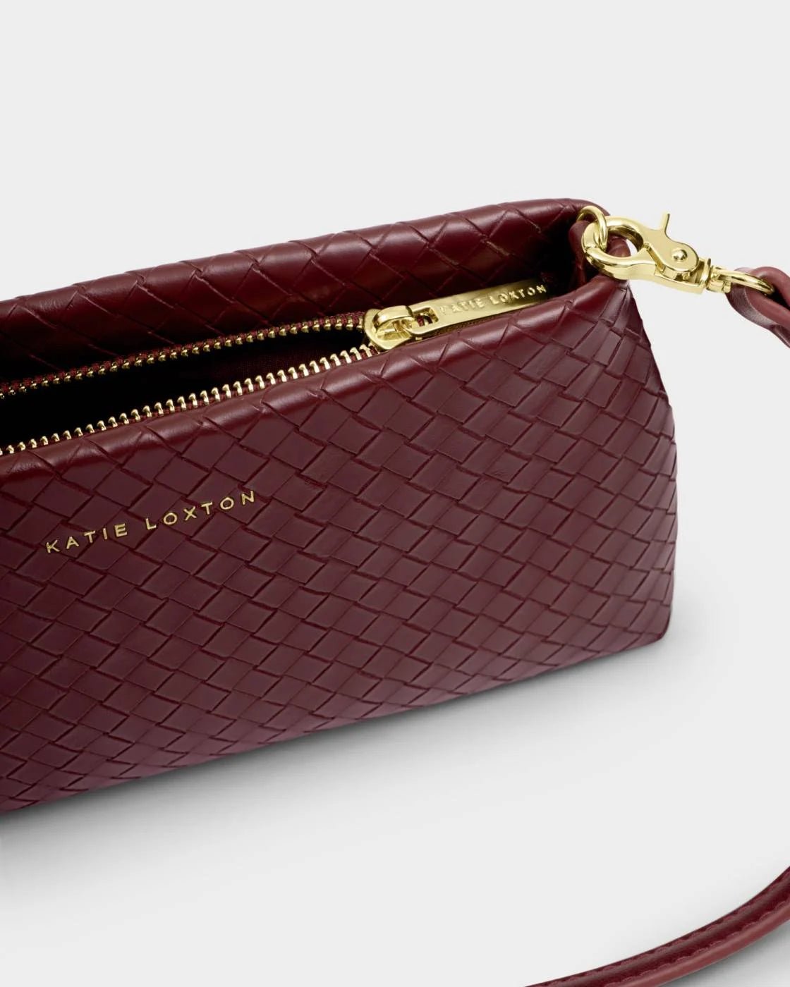 Rose & Lee Co Nova Woven Small Shoulder Bag, Cherry Bags