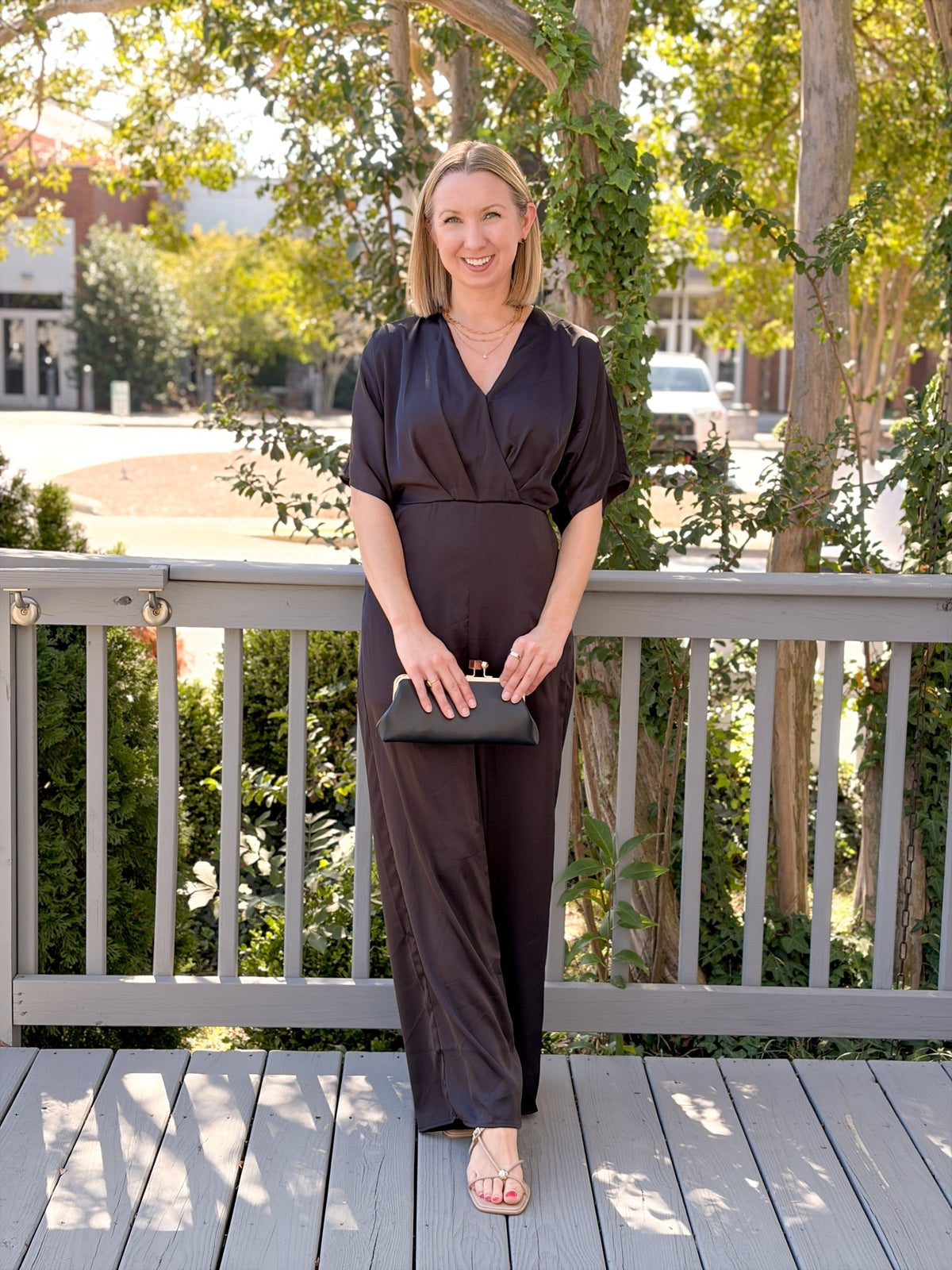 Rose & Lee Co Oaklynn Jumpsuit, Black Jumpsuit