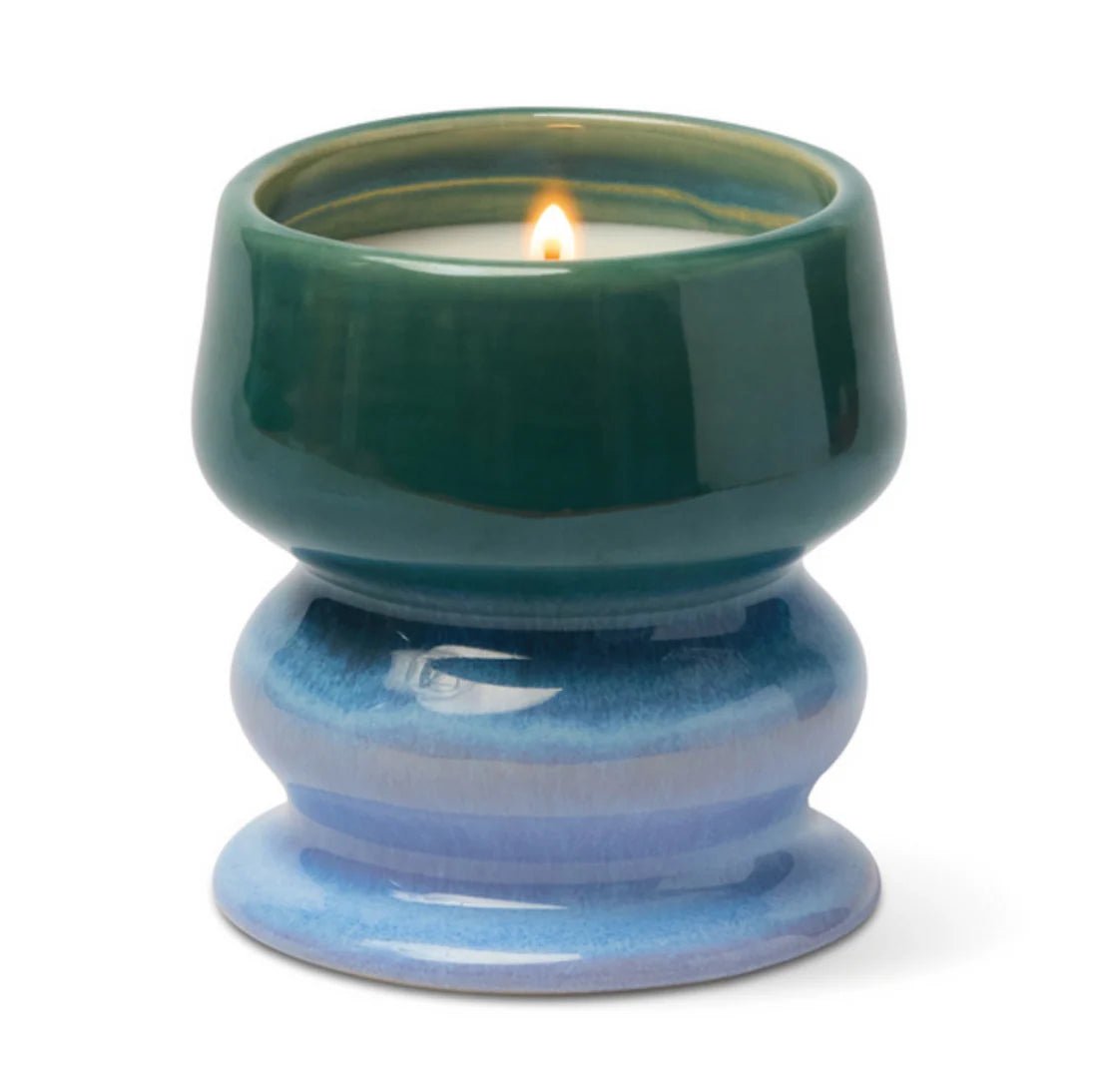 Rose & Lee Co Ombre Ceramic Candle, Fresh Air + Sea Salt Candles