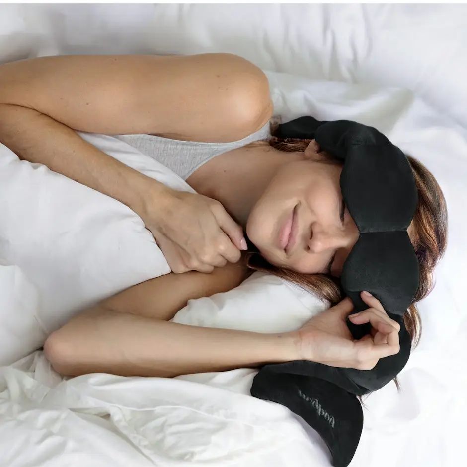 Rose & Lee Co Weighted Sleep Mask, Onyx Home & Gifts