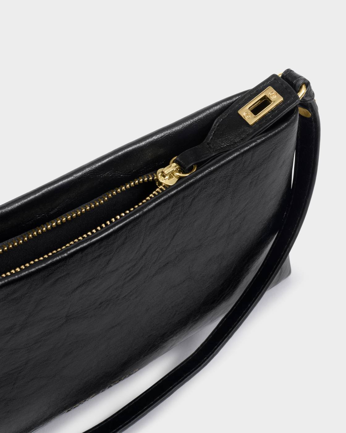 Rose & Lee Co Orin Twist Lock Shoulder Bag, Black Bags