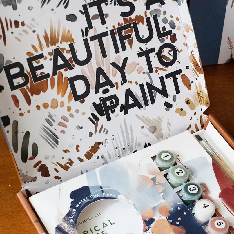 Rose & Lee Co Paint-By-Numbers Kit, Sailboats At Sea Home & Gifts