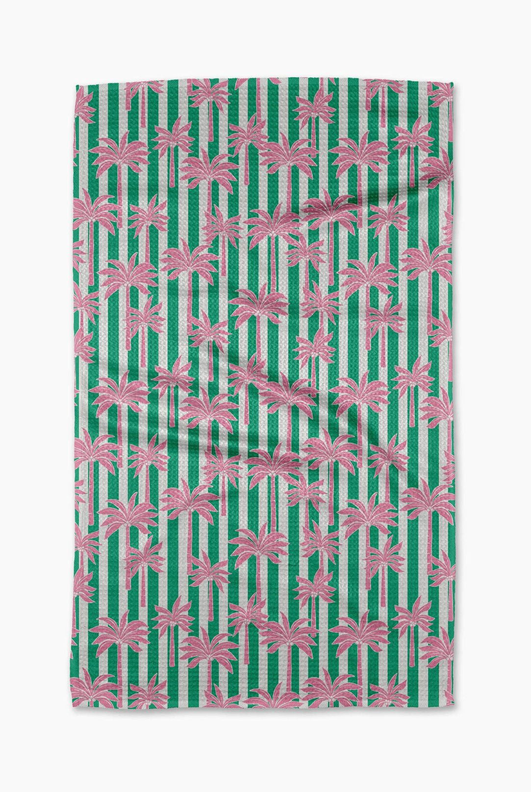 Rose & Lee Co Palm Tree Stripe Tea Towel Home & Gifts