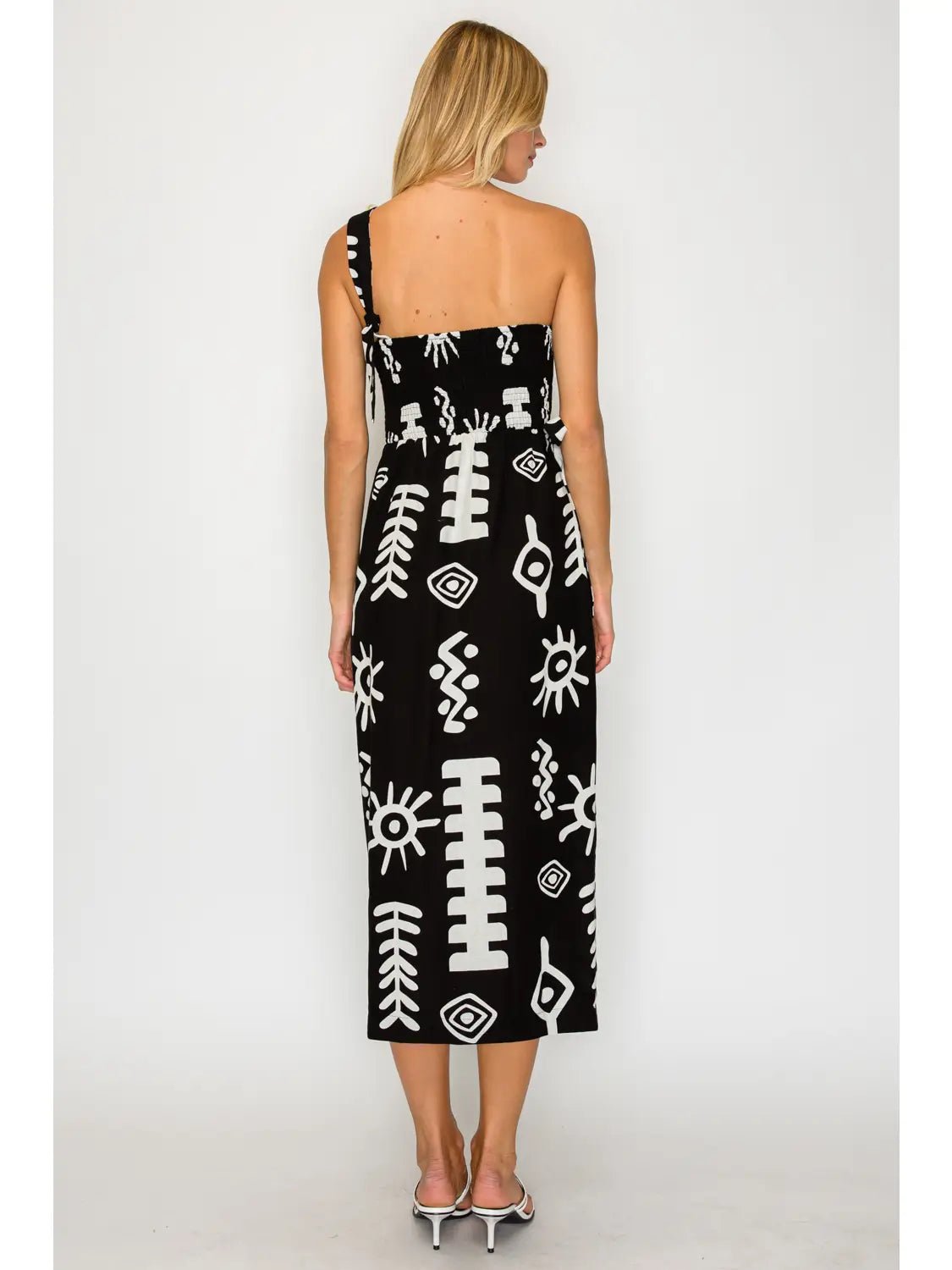 Rose & Lee Co Paros Dress, Black/White Event Dress