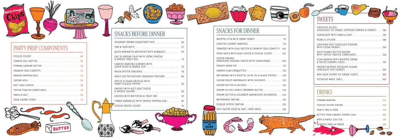 Rose & Lee Co Party Tricks: Easy, Elegant Recipes for Snacking and Hosting Home & Gifts