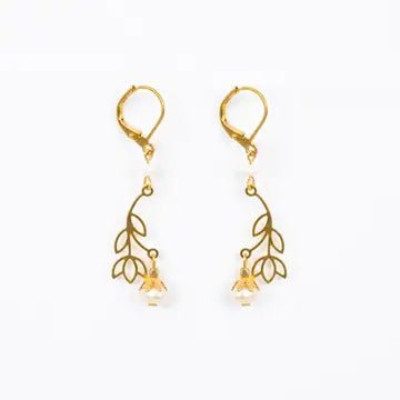 Rose & Lee Co Pearl Blossom Earrings Earrings