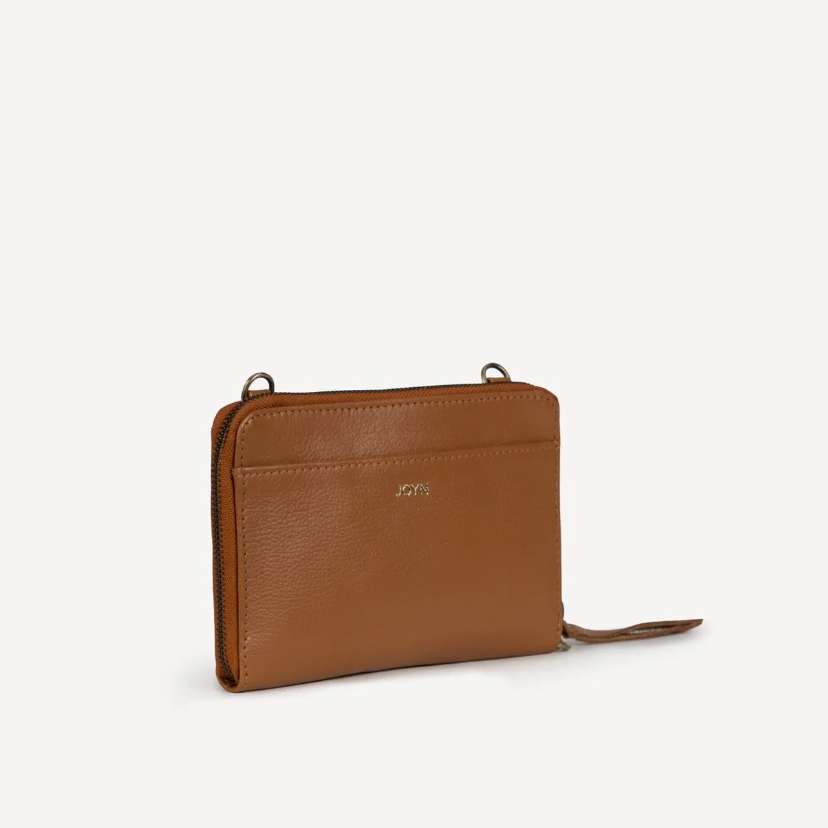 Pebbled Camel Crossbody Bag