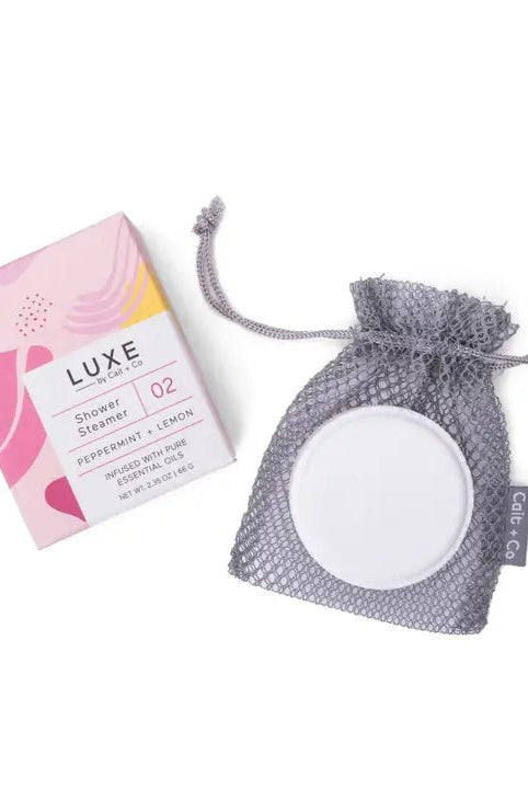 Rose & Lee Co Luxe Shower Steamer, Peppermint + Lemon Bath & Body