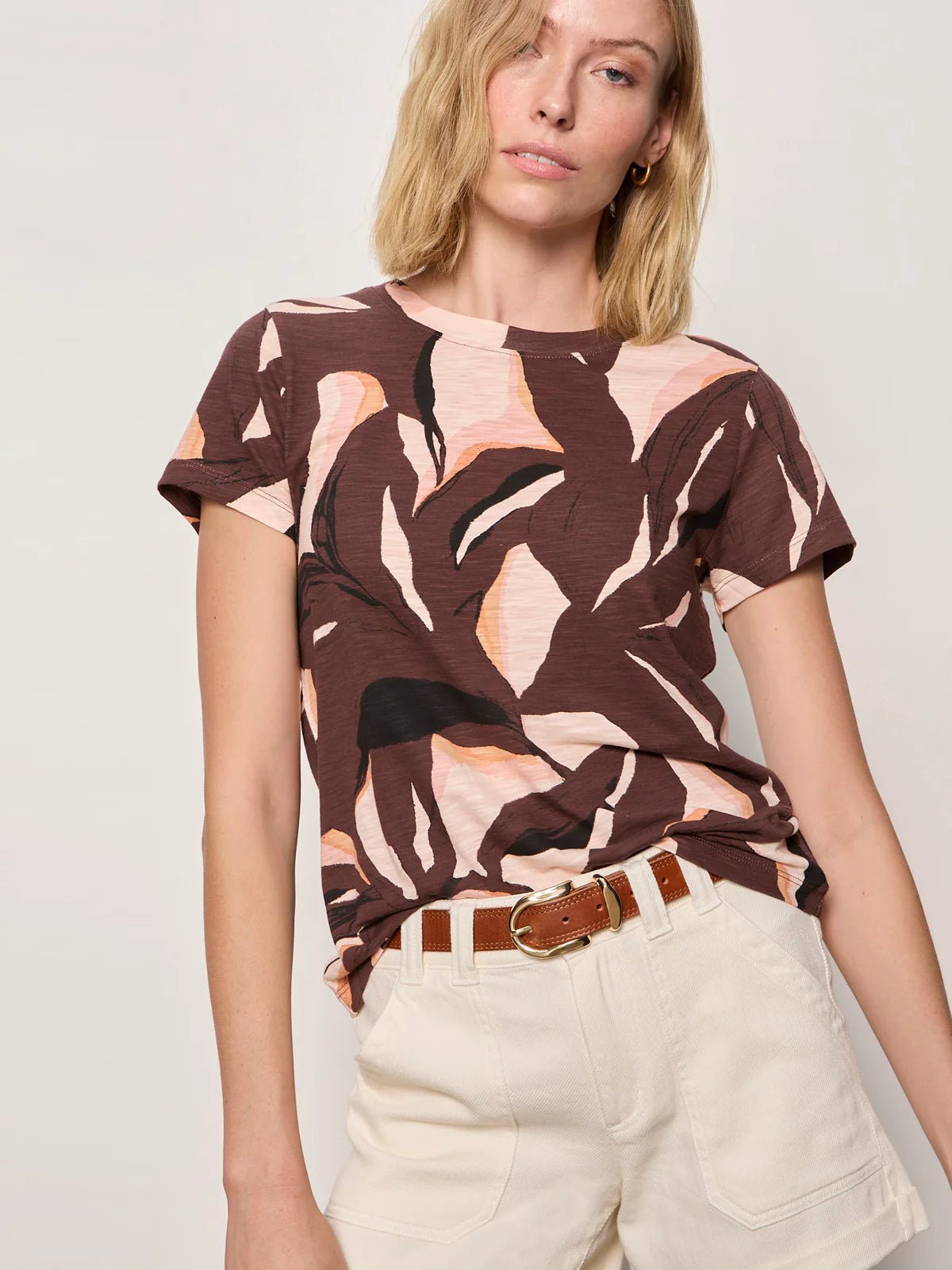 Rose & Lee Co Perfect Top, Desertscape by Sanctuary short sleeve