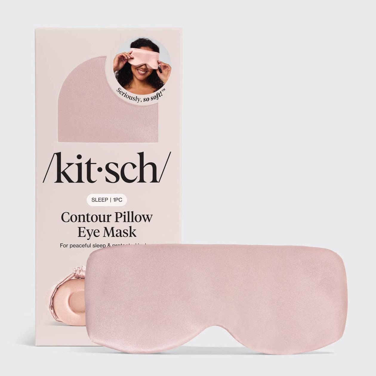 Rose & Lee Co Contour Pillow Eye Mask, Blush Home & Gifts