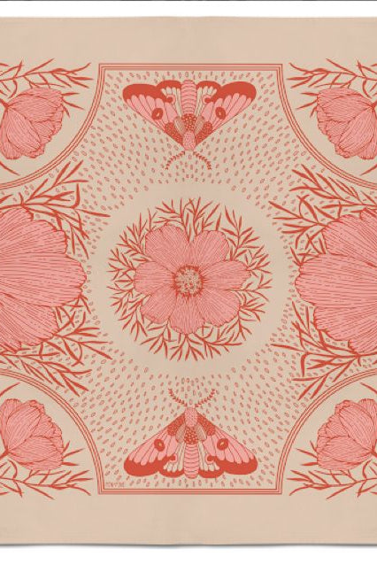 Rose & Lee Co Bandana, Pink Cosmos Accessories