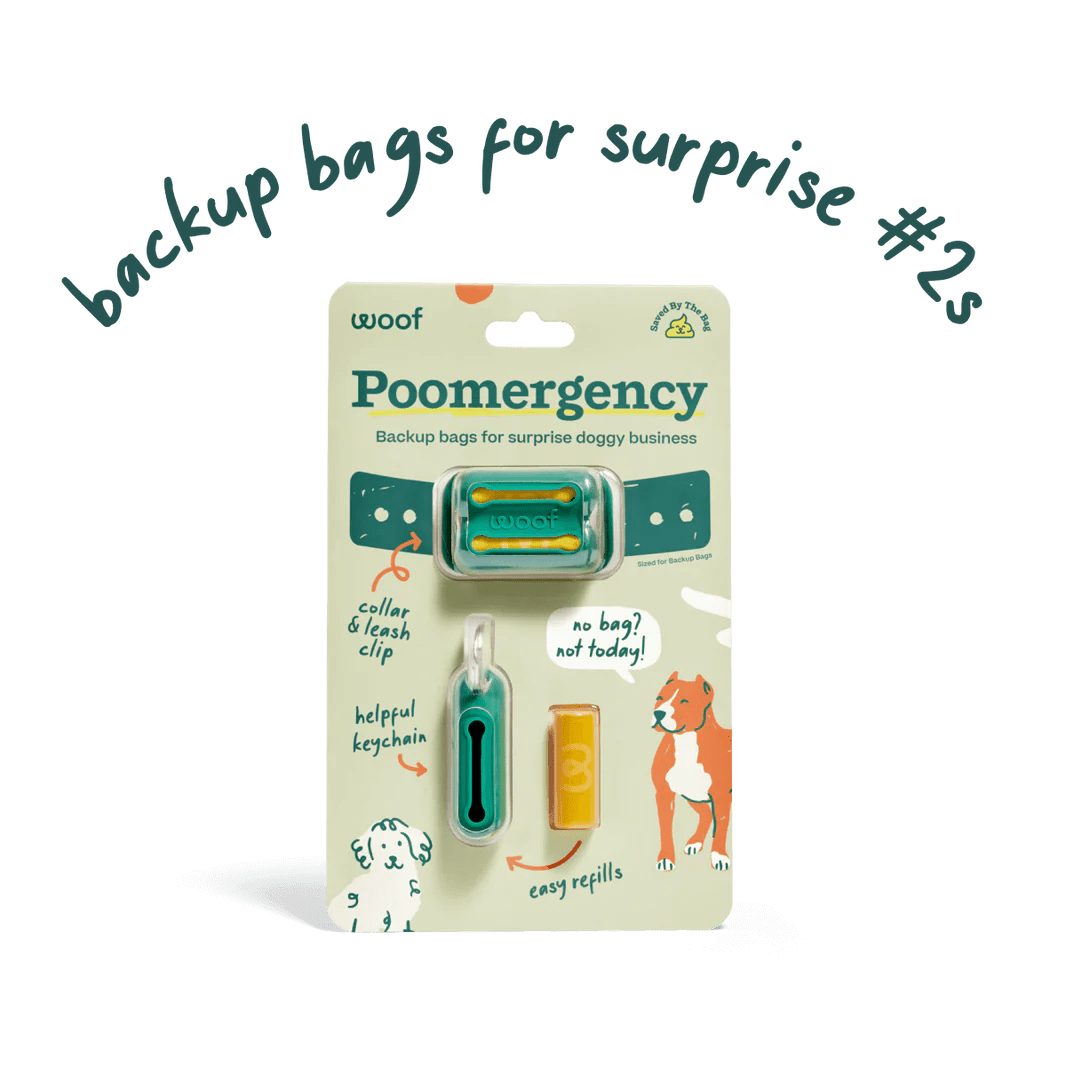 Rose & Lee Co Poomergency Bags, Forest Green Pets