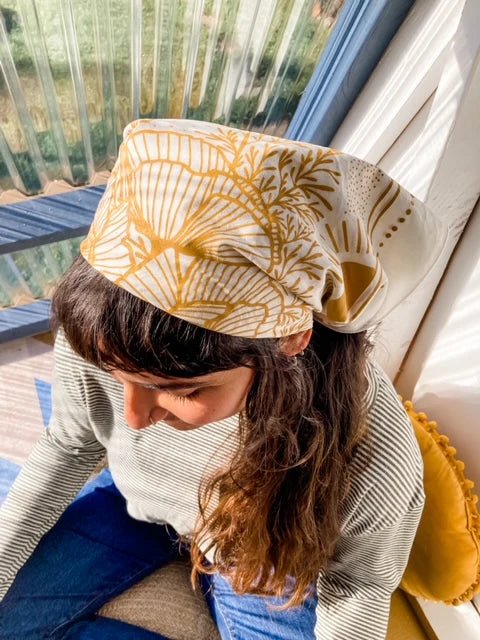 Rose & Lee Co Bandana, Poppy Sunrise Accessories