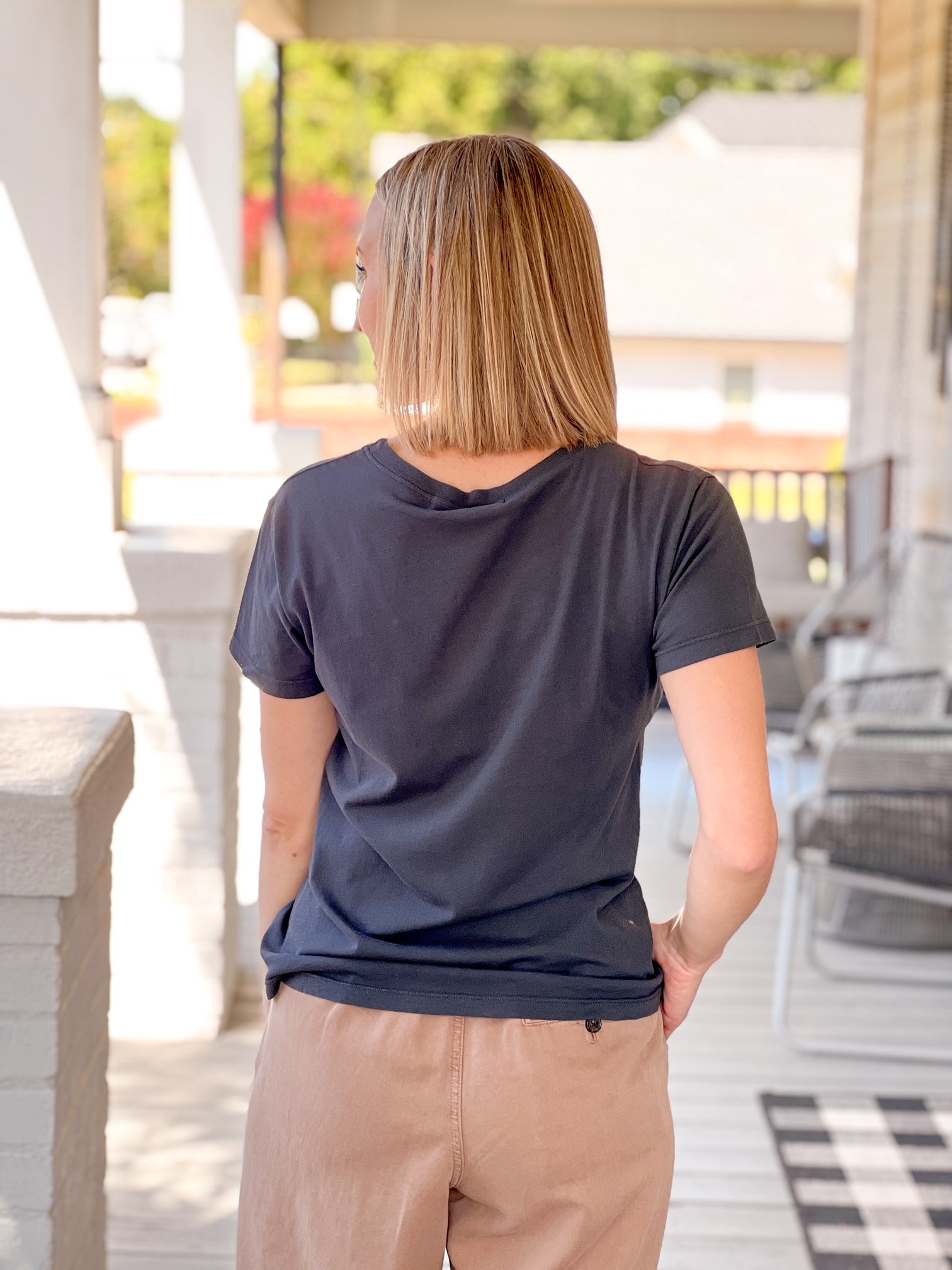 short sleeve top with mystical tiger pattern