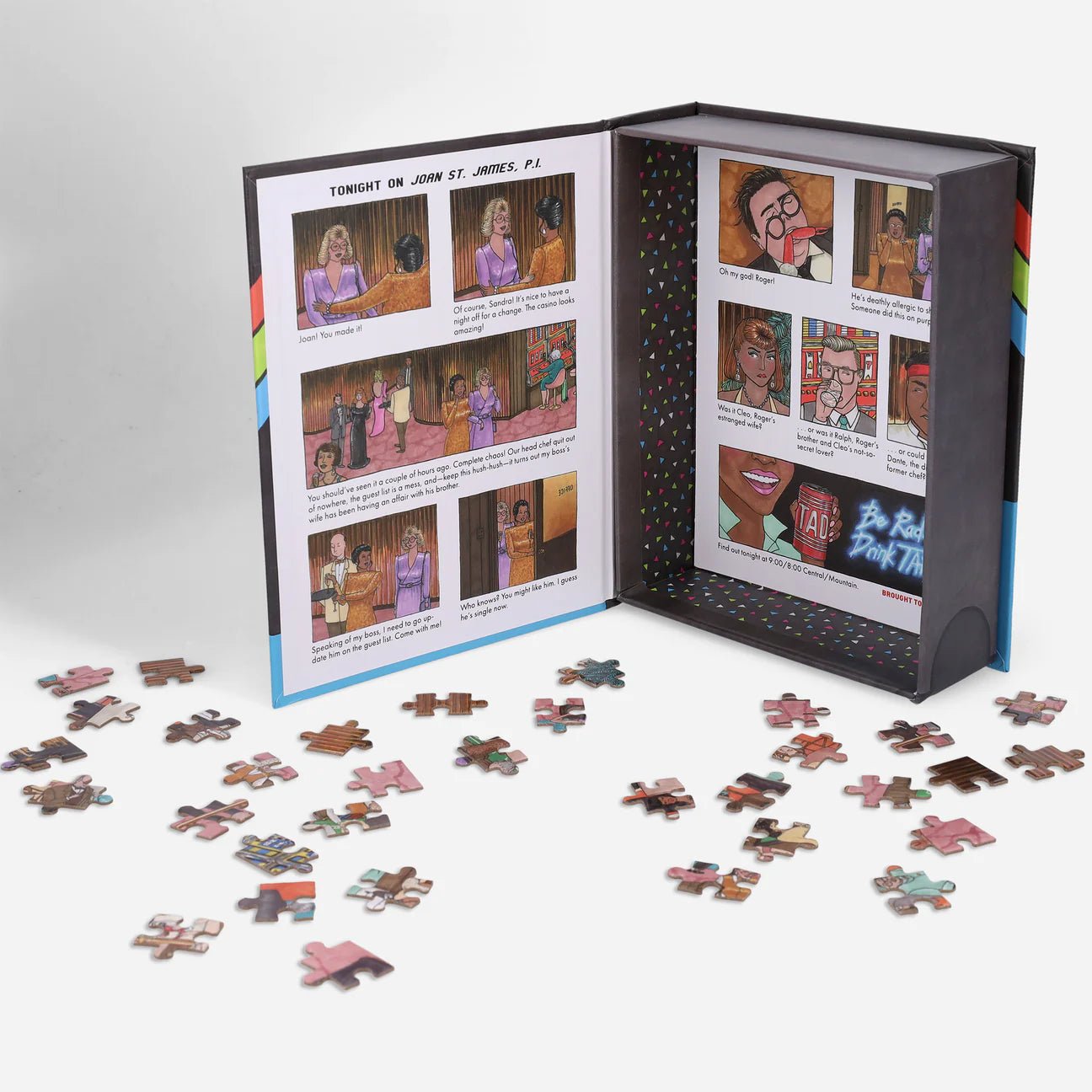 Rose & Lee Co Mysteries Of The 80s 500 - Piece Puzzle, Death By Crab Leg Home & Gifts