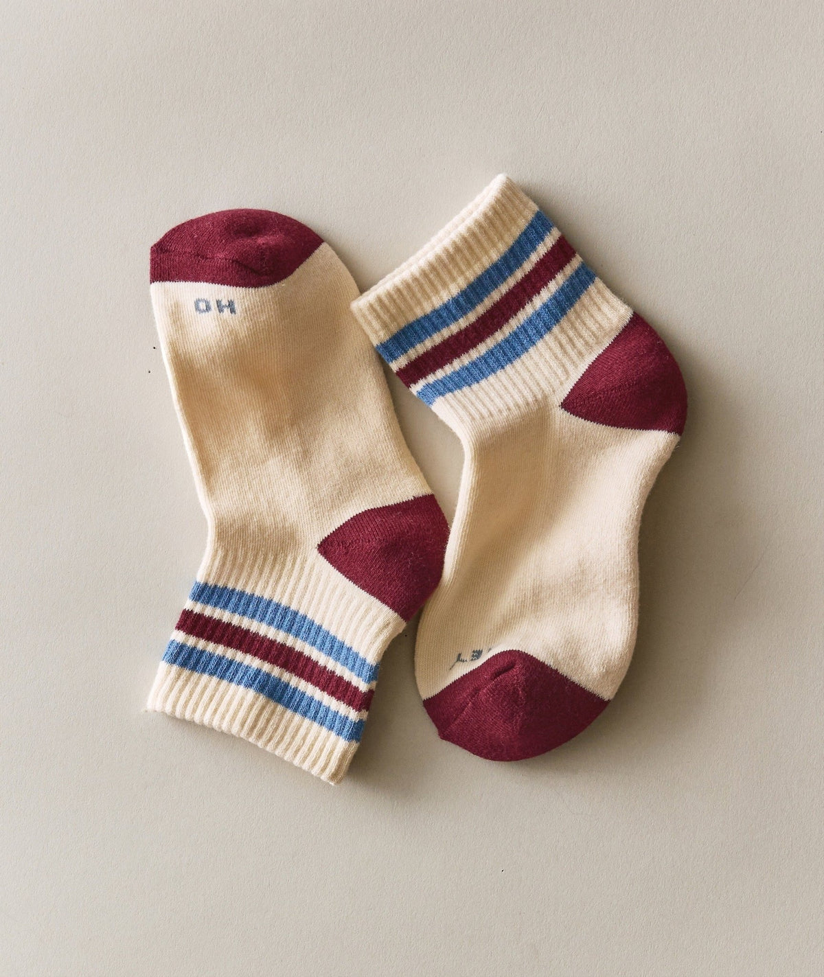 Rose & Lee Co Quarter Crew Socks, Cream by Marine Layer Accessories