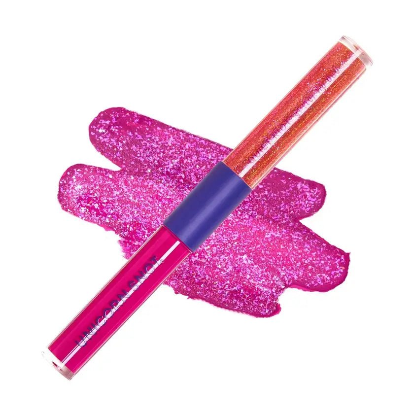 Rose & Lee Co Quiet Riot Glitter Lip Duo, Fusion Pink Bath & Body