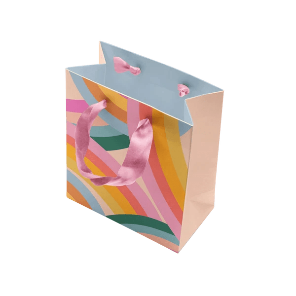 Rose & Lee Co Gift Bag, Rainbow Stripe Home & Gifts