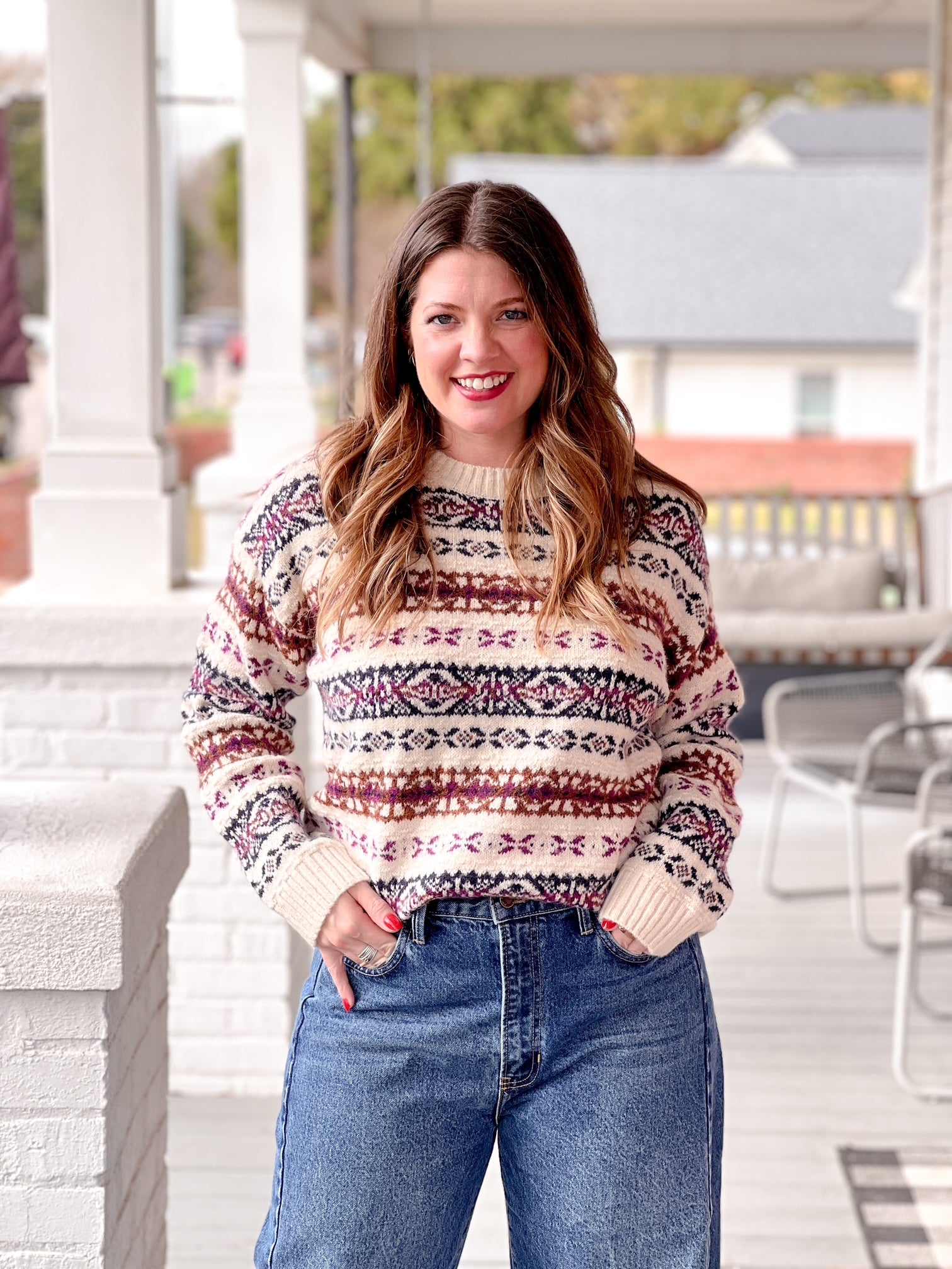 sweater with pattern