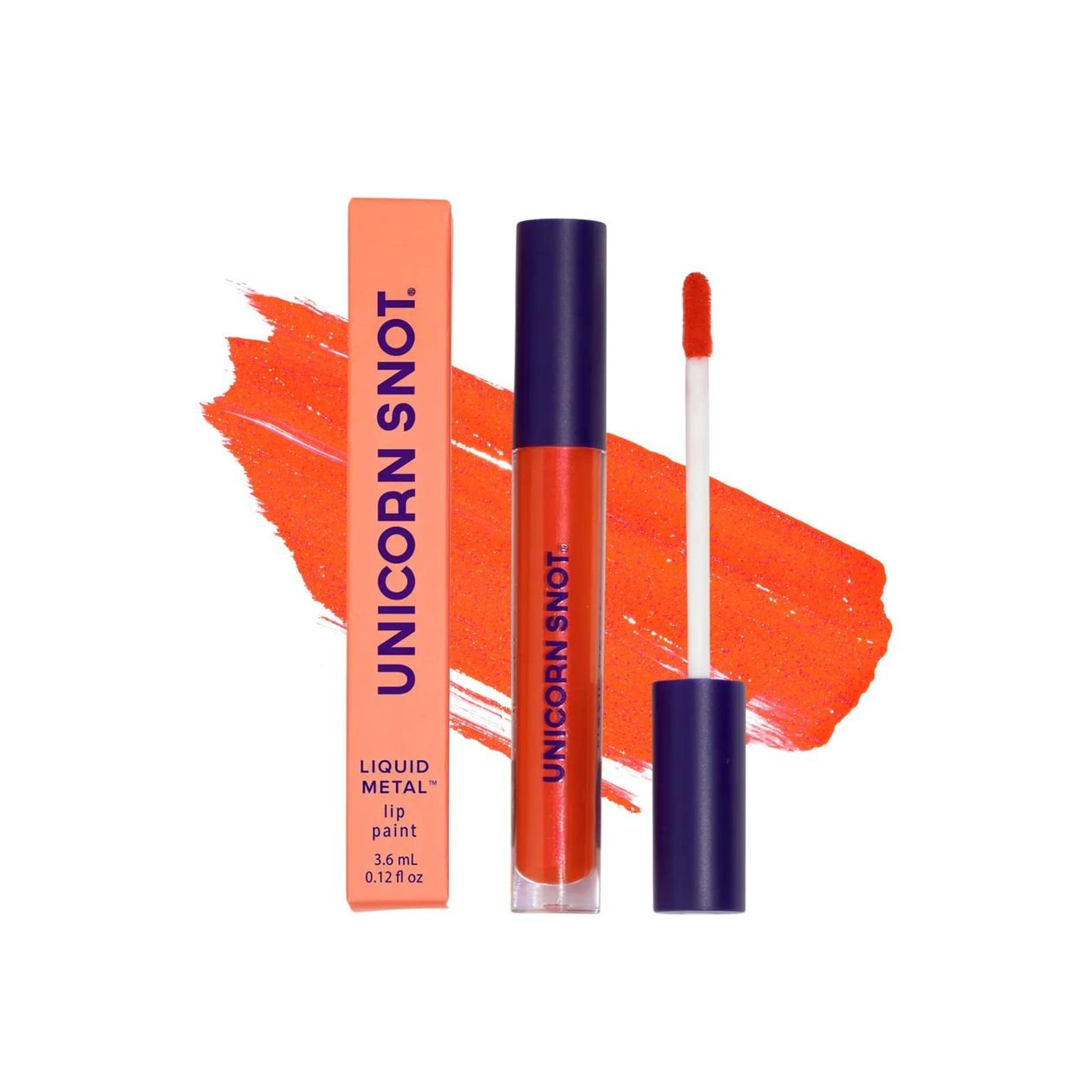 Rose & Lee Co Liquid Metal Lip Stain, Lava Bath & Body