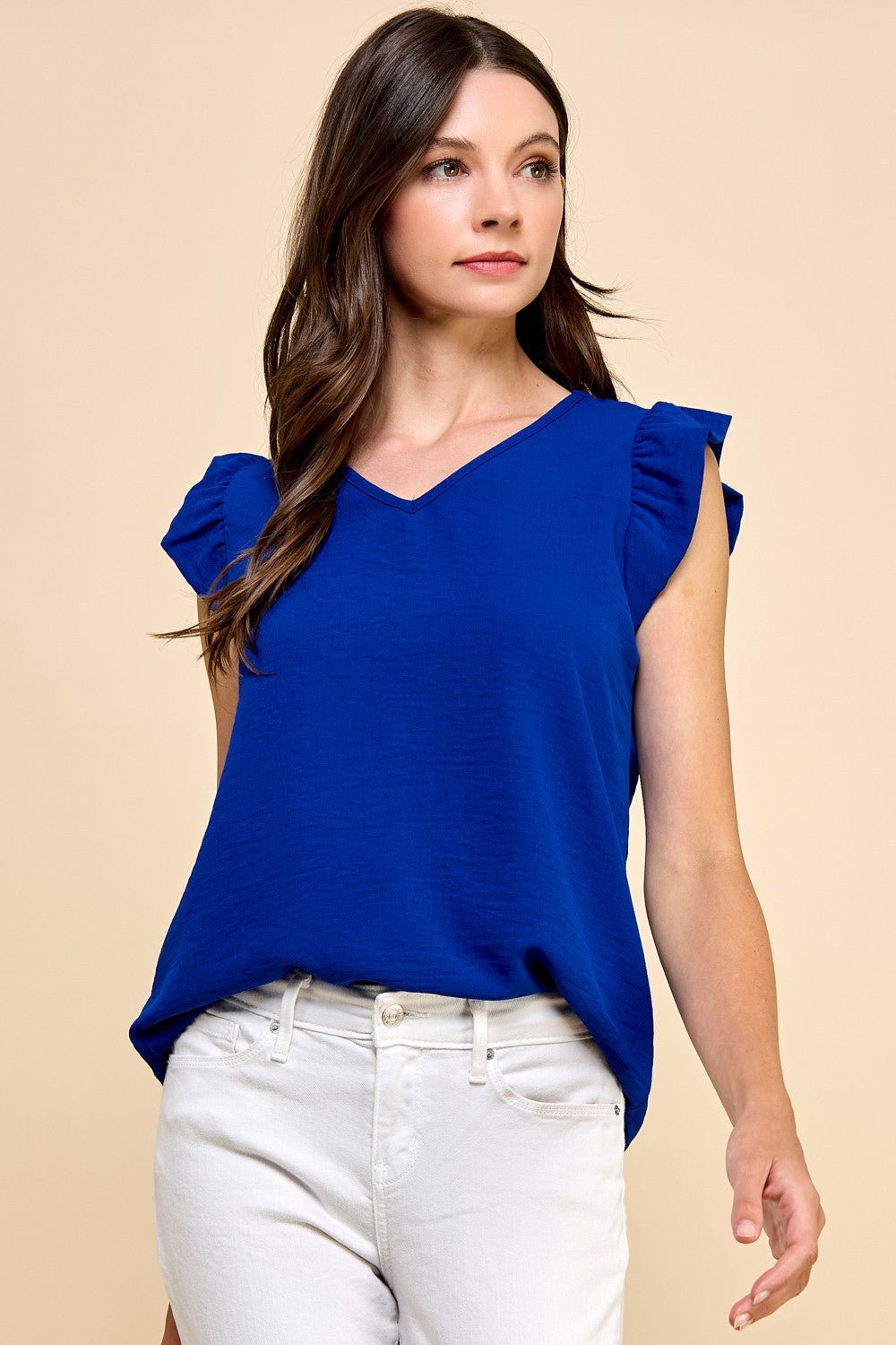 Rose & Lee Co Regina Top, Royal Work Tops
