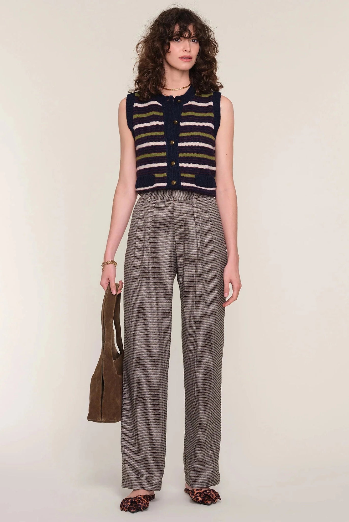 Rose & Lee Co Remy Pants, Latte Pants