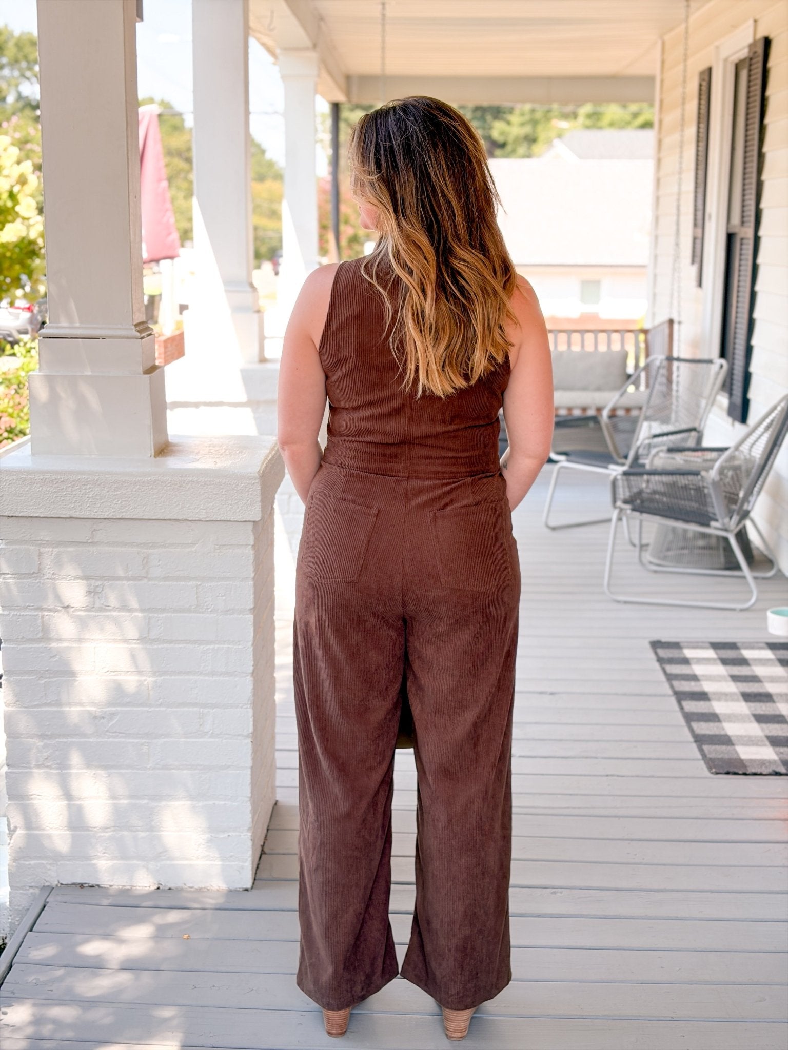 Rose & Lee Co Rene Jumpsuit, Oak Jumpsuit
