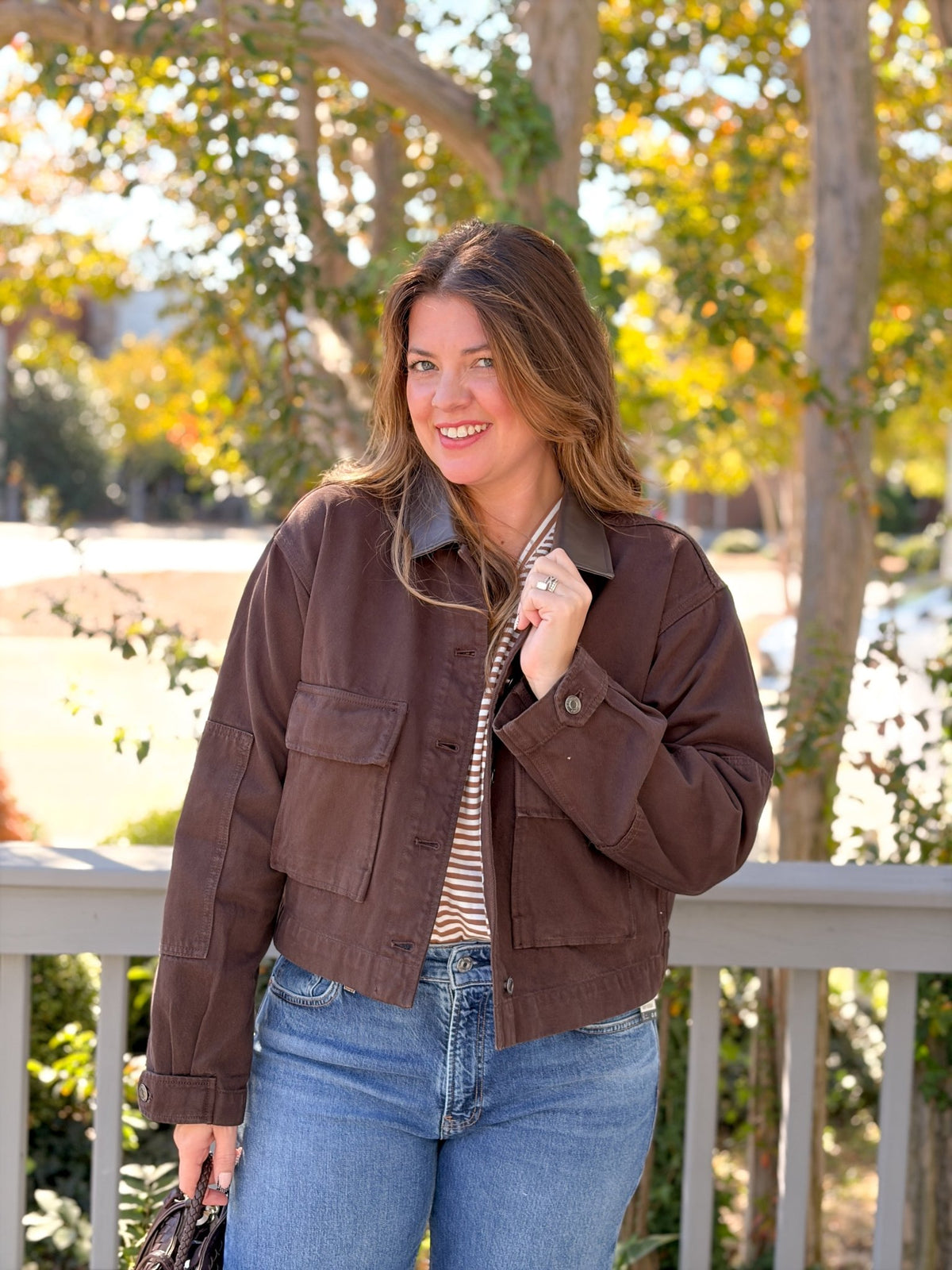 Rose & Lee Co Rey Chore Jacket, Umber by Z Supply Jackets