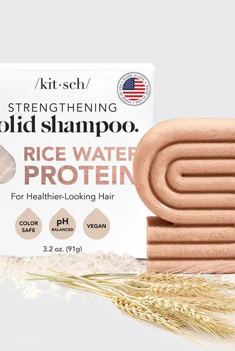 Rose & Lee Co Rice Water Protein Shampoo Bar for Hair Growth Hair