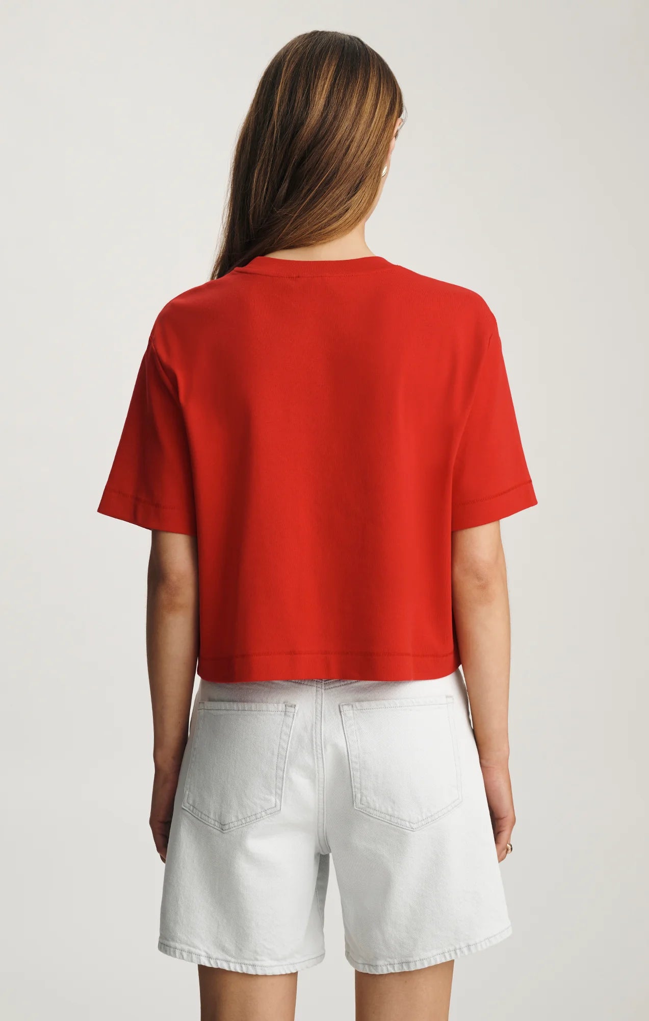 Rose & Lee Co Riley Top, Red by Mavi Jeans short sleeve
