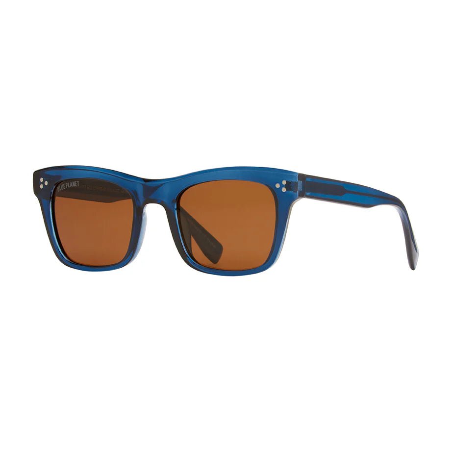 Rose & Lee Co Rincon Sunglasses, Crystal Blue + Brown Polarized Accessories