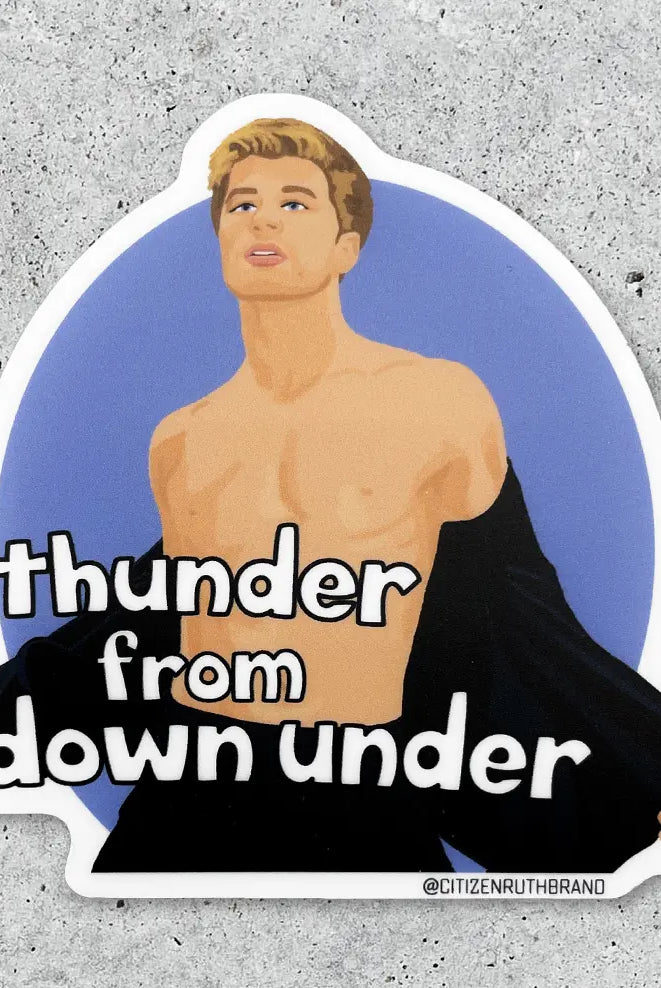 Rose & Lee Co Thunder From Down Under Robert Irwin Sticker Stationery