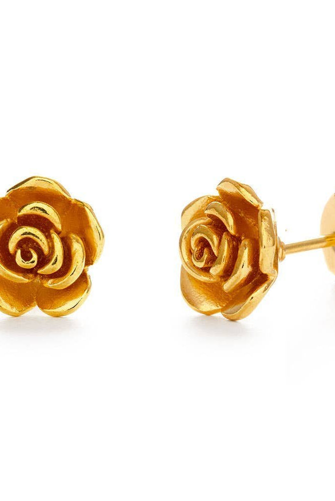 Rose & Lee Co Rose Stud Earrings Earrings