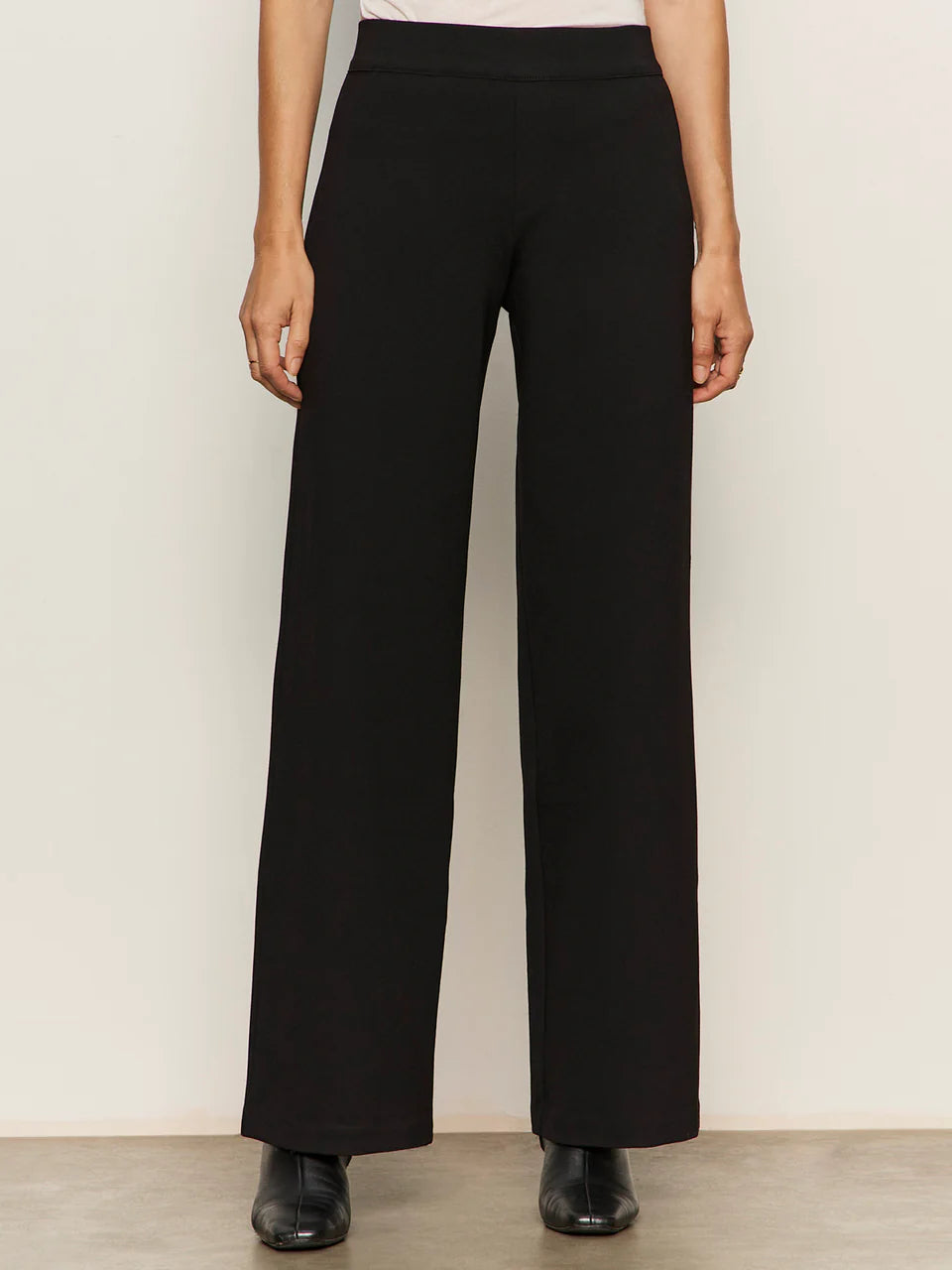 Black Straight Leg Trousers