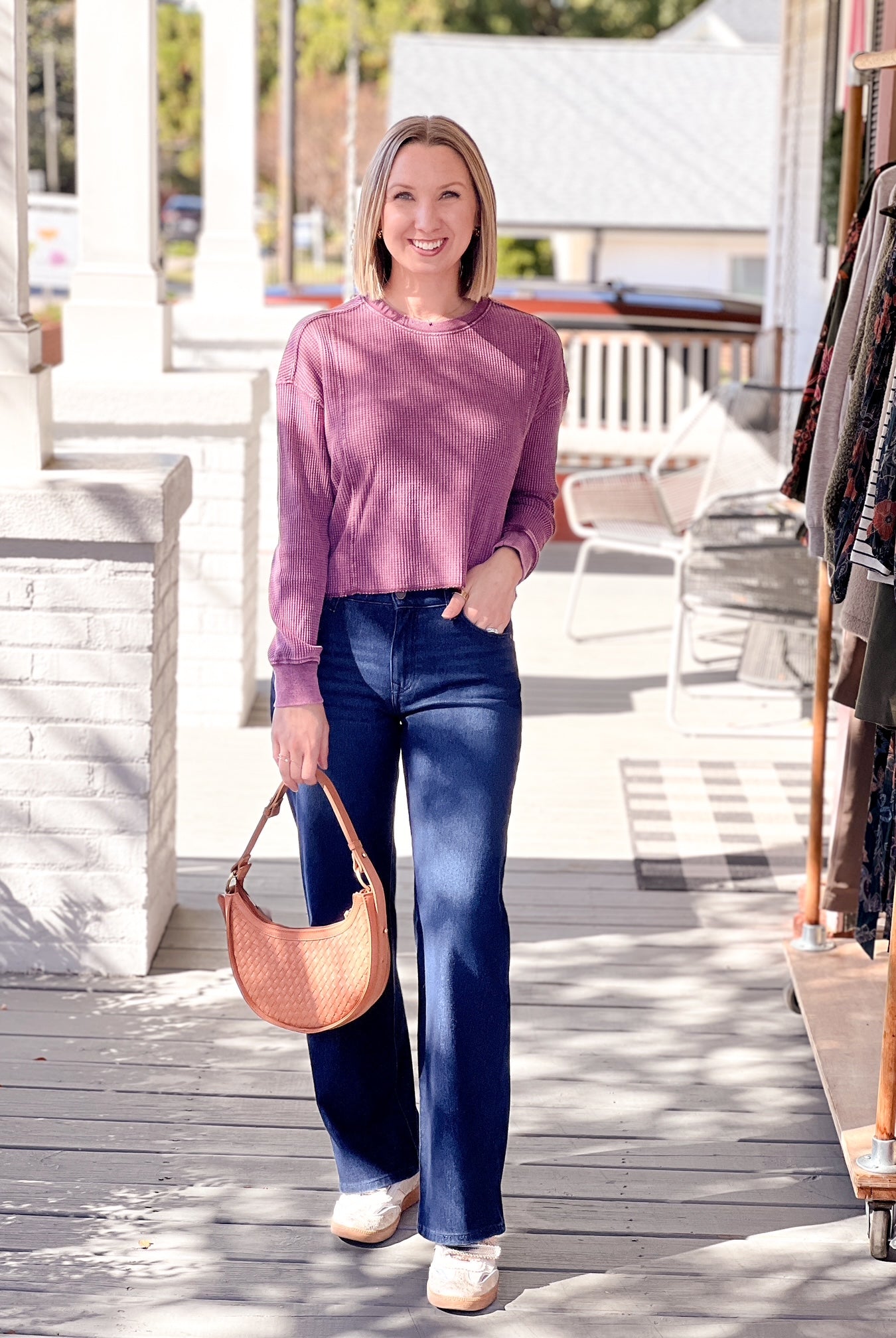 Rose & Lee Co Sabrina Jeans, Dark Blue by Mavi Jeans Denim