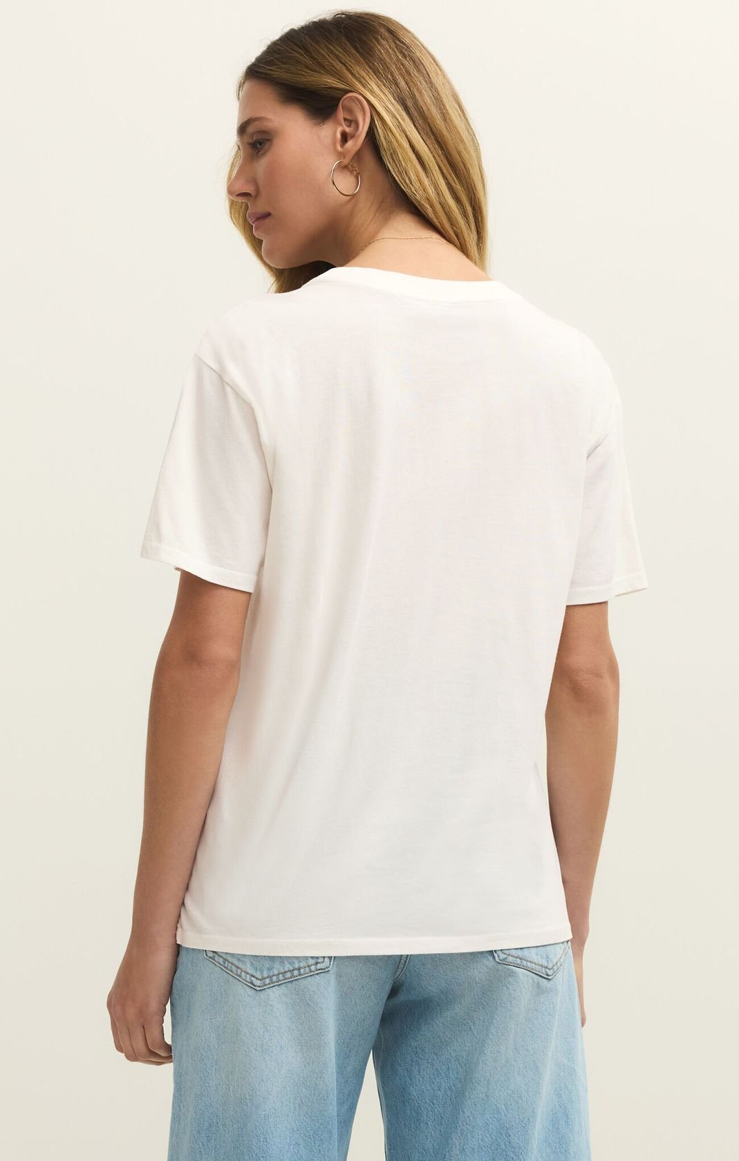 Rose & Lee Co Salud Tee, Sea Salt by Z Supply short sleeve