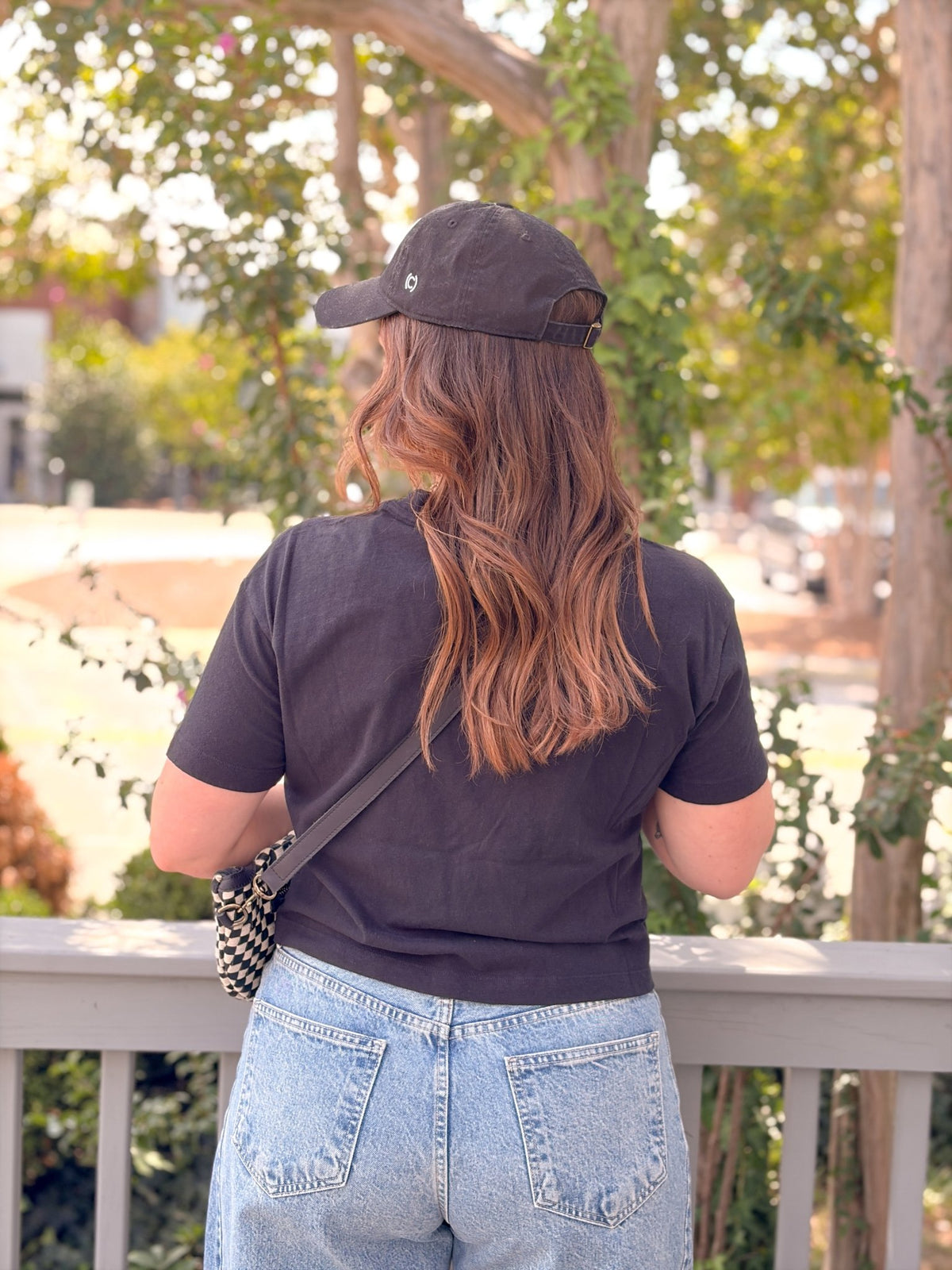 Rose & Lee Co Samira Tee, Black short sleeve